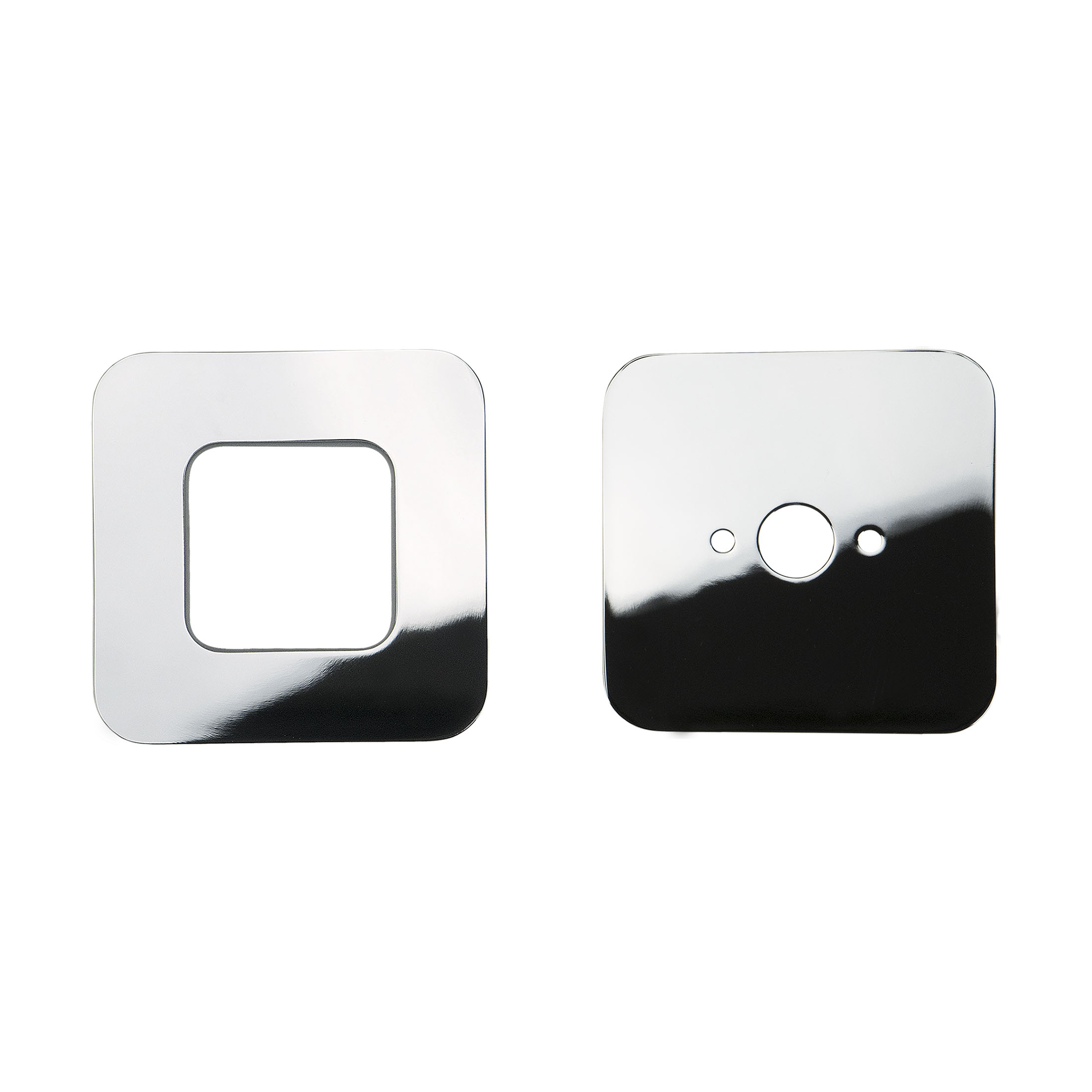 wall plate, for concealed taps - 2 pcs