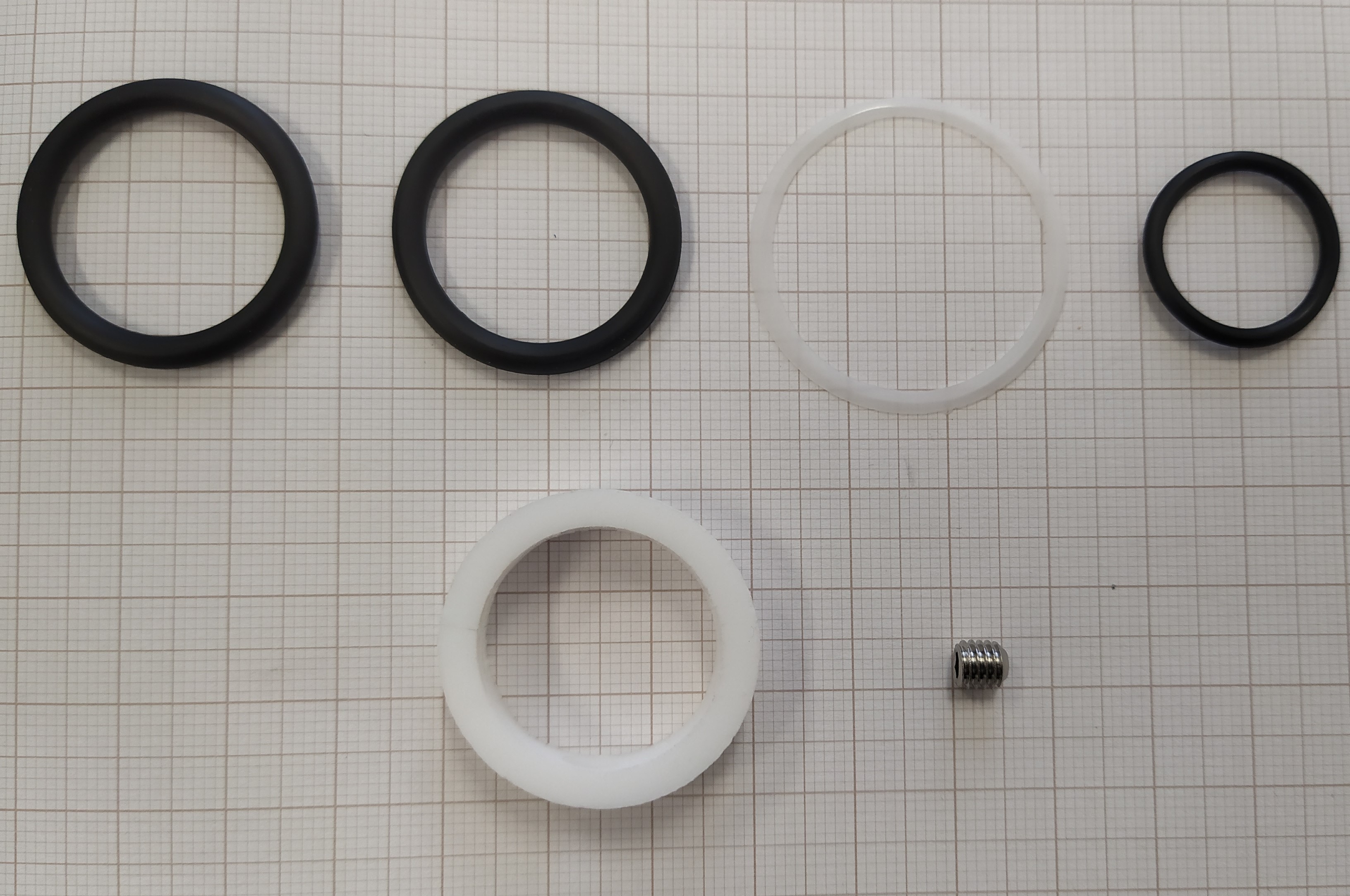 Gaskets, for kitchen taps - komplet