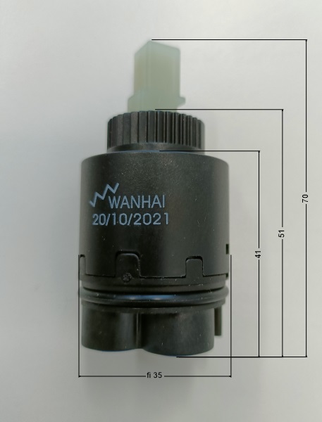 Ceramic cartridge, 35 mm - tall